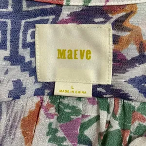 Maeve Bryanna Dolman Sleeve Geometric Blouse thumbnail 5