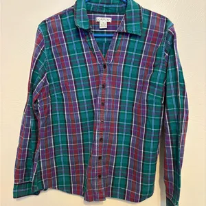 Orvis Women's Multicolor Plaid Button Down Shirt thumbnail 1