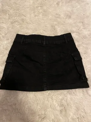 Shein Black cargo skirt thumbnail 2