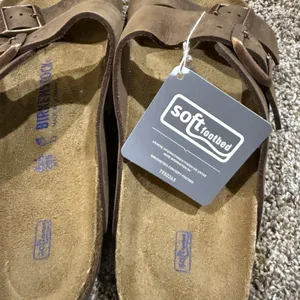 Birkenstock Arizona Habana Oiled Leather Soft Footbed EU44 US‎ M11 NEW W/Box thumbnail 4