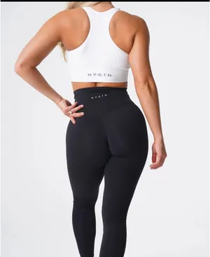 NVGTN Seamless Leggings Black 2.0 thumbnail 5