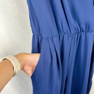 OODT Women’s Blue Wrap Jumpsuit Small thumbnail 4