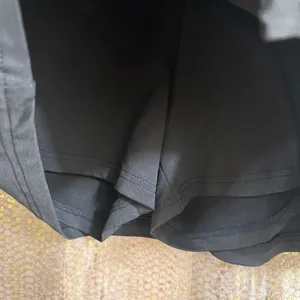 SHEIN Curve Black Mini Skirt Skort With Shorts Built In Stretchy 1XL thumbnail 5