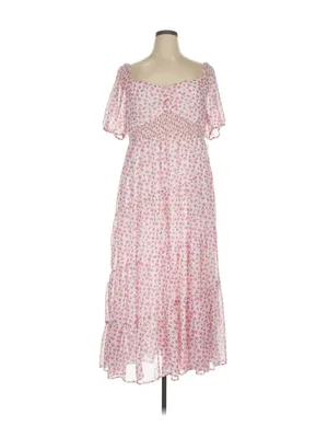 Arula Caitie Floral Maxi Puff Sleeve Dress 1X NWT thumbnail 2
