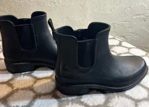 Madewell Black Winter & Rain Boots sz 8 Chelsea style rain snow preppy classic thumbnail 1