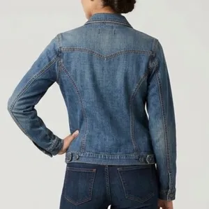 Vinatge Western jean Jacket SMALL BLUE Access AC-3998 spandex Denim thumbnail 3