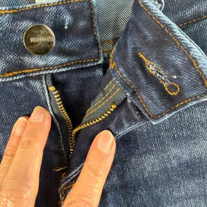 Disclosure 0/24 Jeans Flare Bootcut Dark Wash Stretch Denim Pant Blue Flattering thumbnail 5