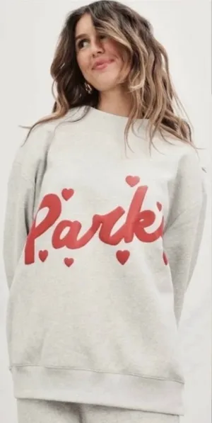 Parke Sweetheart Valentine’s Day Mockneck Sweatshirt Size Small thumbnail 1