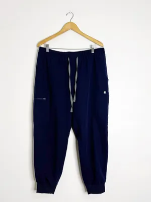 FIGS Uman Jogger Scrub Pants Women’s XL Petite Navy Technical Collection thumbnail 3