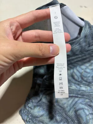 Lululemon high neck split hem run tank top 2 thumbnail 3