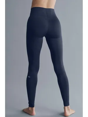 Alo Airlift Strength Extreme High-Waist 7/8 Leggings Navy Hi-Rise Tights Skinny thumbnail 2