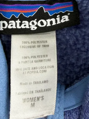 Patagonia Better Sweater 1/4 Zip Fleece Women M Hawthorne Blue 25616 thumbnail 6