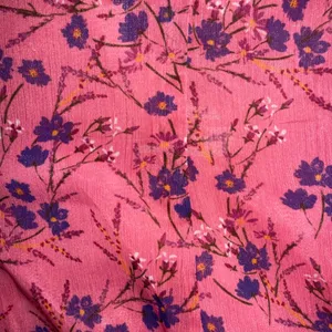 Majorelle Elaine Floral Midi Dress Women Size M Pink Excellent Ruched Ruffle Hem thumbnail 11
