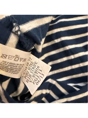 Gap Body cotton navy and white striped t-shirt, vintage Cotton See photos for me thumbnail 7