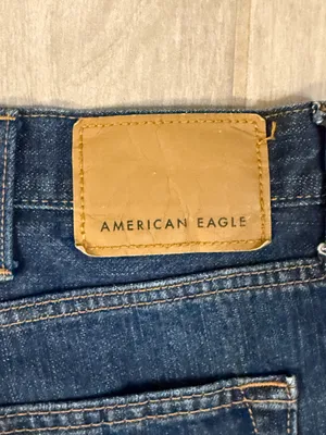 American Eagle Outfitters Plus Straight Leg Jeans - Dark Blue thumbnail 6