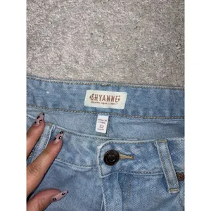 shyanne jeans super flare raw hem color block 32 thumbnail 4