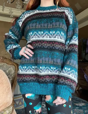 Bohemian Mexico Sweater Size M thumbnail 1
