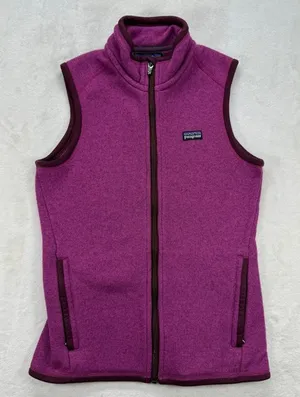Patagonia Better Sweater‎ Fleece Vest Full Zip Sleeveless Outdoor Purple XS thumbnail 1