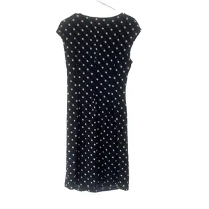 American Living Women's 14‎ Blue Polka Dot Runched Ruffle Dress Kentucky Derby thumbnail 9