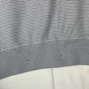 Varley x Barry's size xs gray knit pull over 1/4 zip Sweater waffle relaxed thumbnail 5