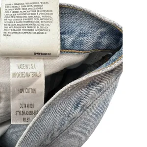 Agolde‎ Riley High Rise Straight Crop Jeans Denim Shatter Wash Blue Size 27 thumbnail 13