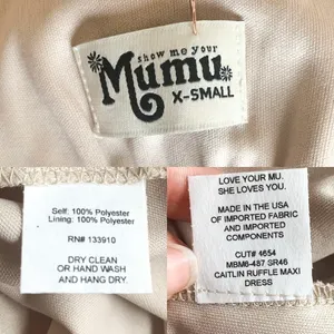 Show Me Your Mumu Caitlin‎ Ruffle Maxi XS thumbnail 8