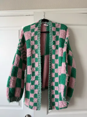 Pink Lily Oversized Cardigan thumbnail 3