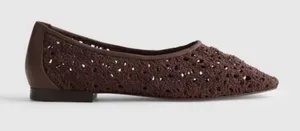 Madewell The Mylie Ballet Flat in Espresso Bean Brown Size 7 NWOB thumbnail 1