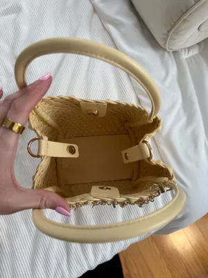 Anthropologie Hollace Tote Butter Yellow thumbnail 5