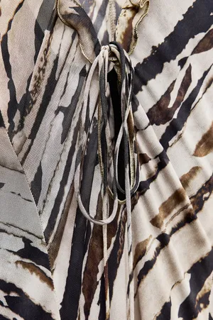 Zara animal Print Dress maxi bohemian hippie summer thumbnail 14