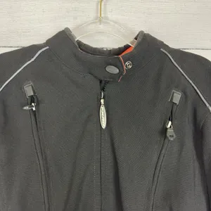 Harley-Davidson‎ Womens FXRG Padded Riding Jacket Black Medium 98366-05VW Biker thumbnail 2