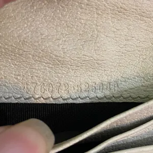 Gucci Bee Cream Queen Margaret GG Leather Folding Wallet thumbnail 9