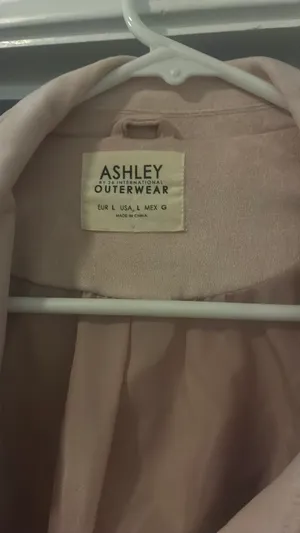 Ashley by 26 International Light pink suede women’s jacket thumbnail 2