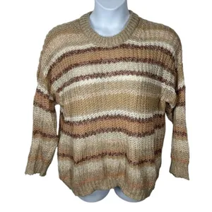 American Eagle Oversized Striped Chunky Knit Sweater | Small thumbnail 2