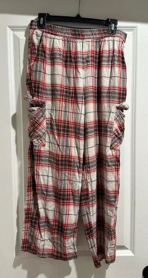 Aerie Plaid Cargo Pajama Pants thumbnail 1