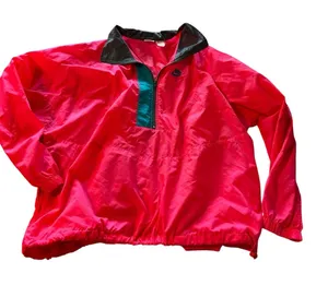 Vintage Nike Hot Pink and Black Windbreaker thumbnail 1