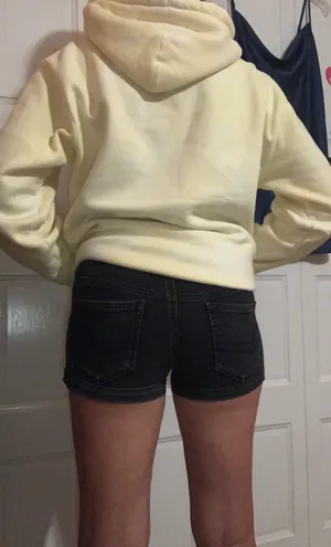 American Eagle Black Jean Short thumbnail 4