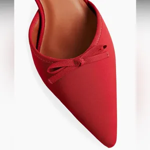 Reformation Wade 50MM Satin Kitten Heels thumbnail 4