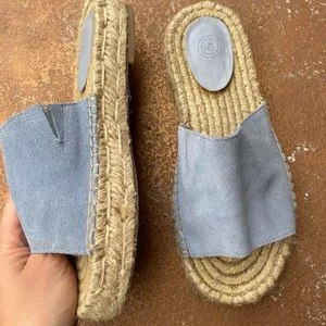 Urban Outfitters Mimi Suede Espadrille Sandals in blue size 8 / worn once thumbnail 1