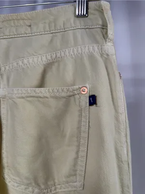 Anthropologie Pilcro Annie Wide-Leg Jeans‎ in Cream Size 25 thumbnail 7