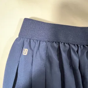 Id Ideology Pleated Active‎ Solid Skort Women Lg Navy Blue Collegiate Flowy Girl thumbnail 4