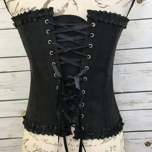 Corset Black Zipper Festival Cosplay New thumbnail 13