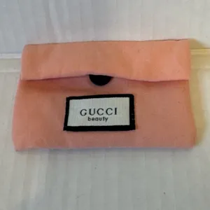 Gucci Beauty Pink Cotton Mini Bag Cosmetic Case Xtra Small thumbnail 2
