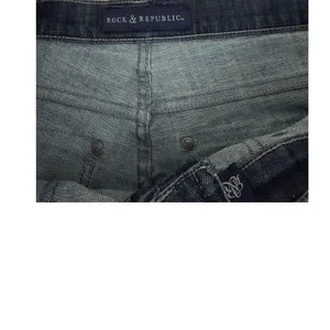 Rock & Republic Y2K Stinger Cut-Off Fray Hem Mid Rise Denim Jean Shorts Size 10 thumbnail 4