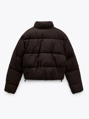 Zara water repellent puffer jacket thumbnail 2