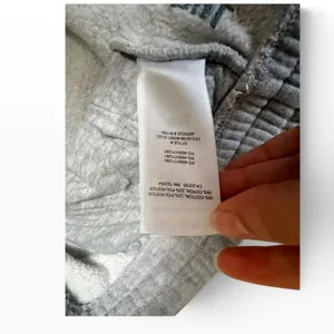 Aritzia Tna Cozy boyfriend sweatshort relaxed fit loungewear Gray women's Large thumbnail 6