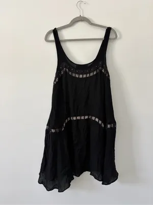 Revolve X Bless’ed are the Meek Straight to the Point Black Y2K Punk Mini Dress thumbnail 6