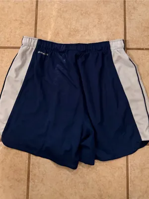 Adidas Climalite Navy & White Athletic Running Shorts thumbnail 4