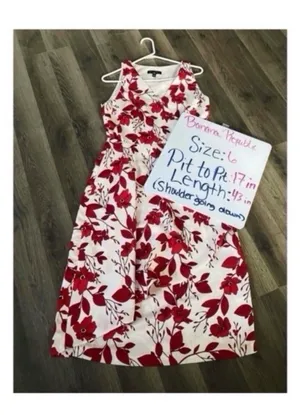 Banana Republic Floral Dress Midi thumbnail 7