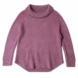 Free People Purple Soft Knit Oversized Pullover Sweater, S thumbnail 8